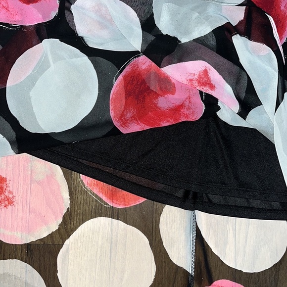 WORTHINGTON Black~Pink~Gray CIRCLES SKIRT~NWT - Picture 4 of 6